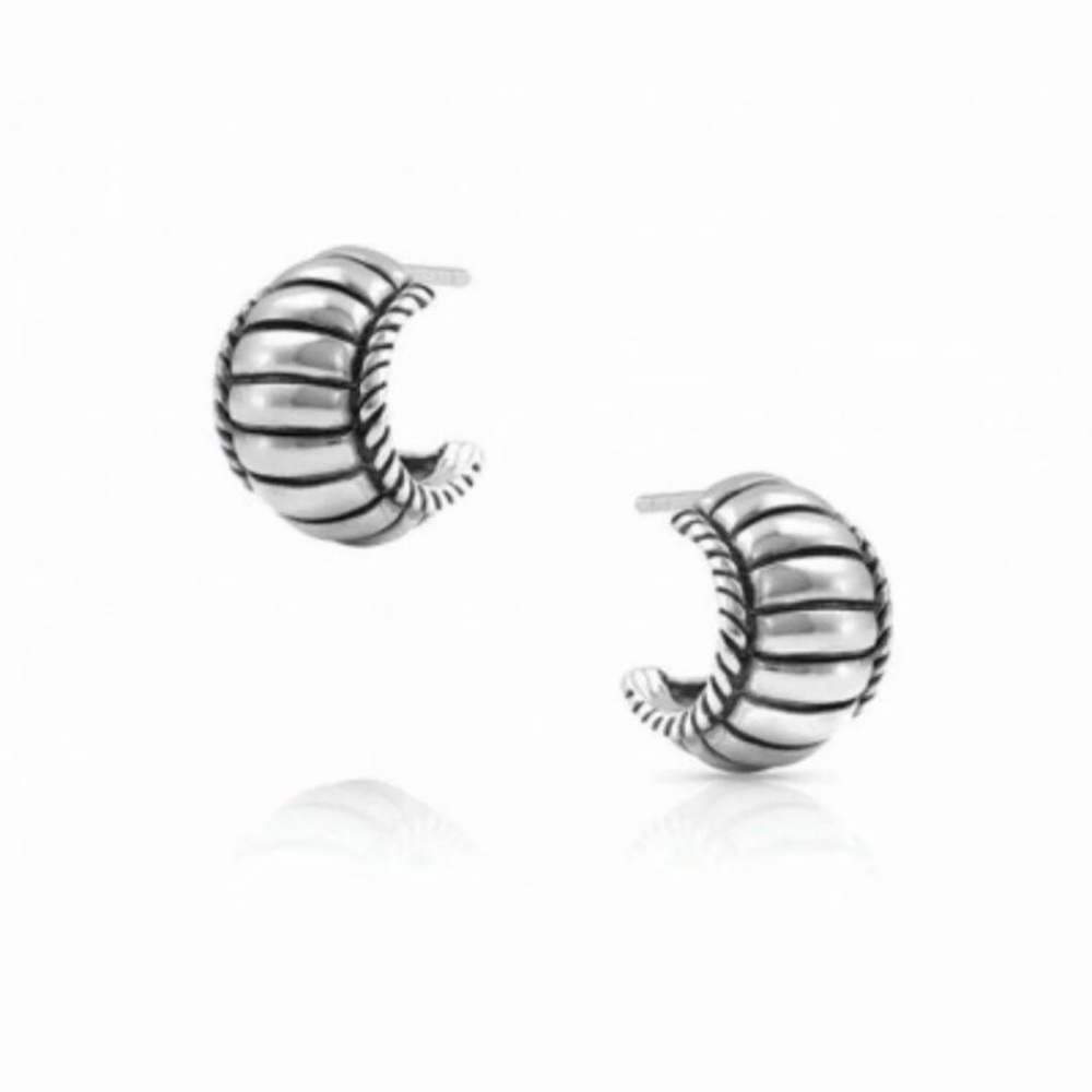 Montana Silversmith Cable Elegance Huggie Hoop Earrings